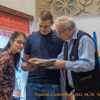 Eligazítás a szólistákkal
