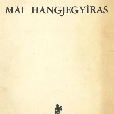 Mai zene, mai hangjegyírás