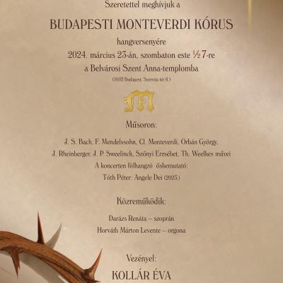 A Jászoltól a keresztig - a Budapesti Monteverdi Kórus hangversenye