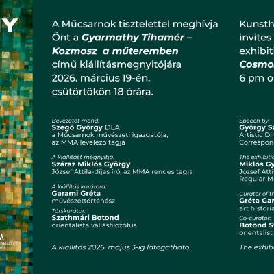 Gyarmathy Tihamér: Kozmosz a műteremben - kiállításmegnyitó
