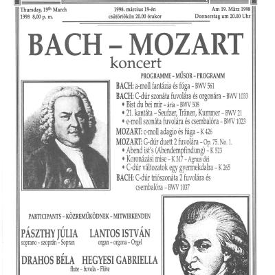 Bach - Mozart koncert